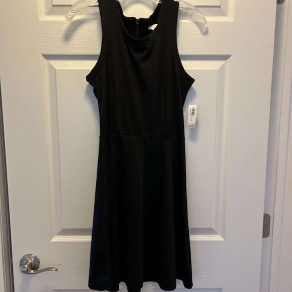 Old Navy Black A-line dress Size PS (NWT)